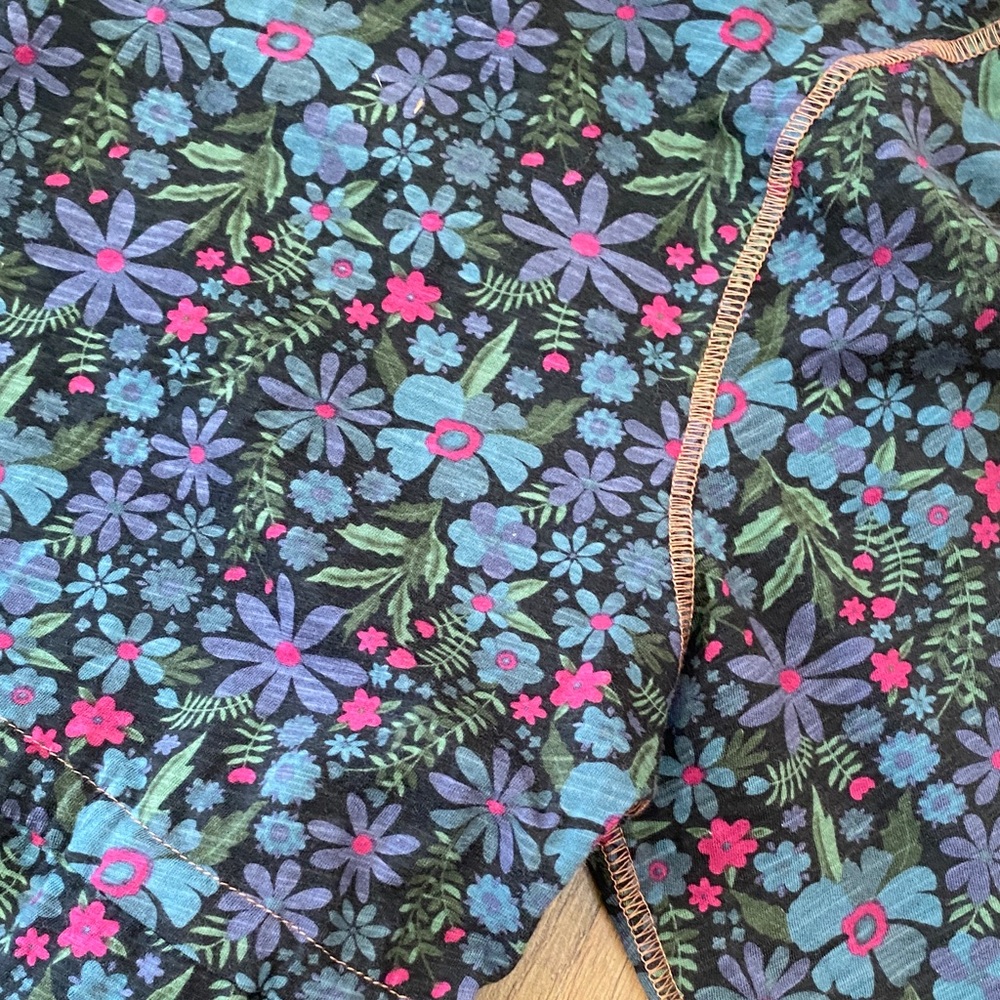 Natural Life Floral Button-Front Tunic Shirt - Multicolor - Picture 5 of 10